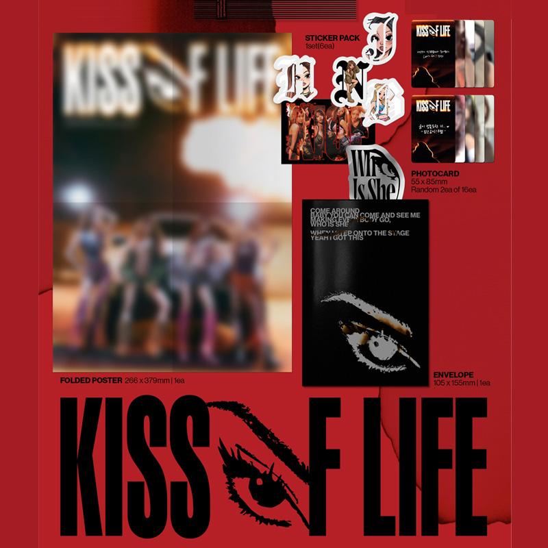 [PRE ORDER] KISS OF LIFE 2nd Single Album Who is she (Awe Ver.)