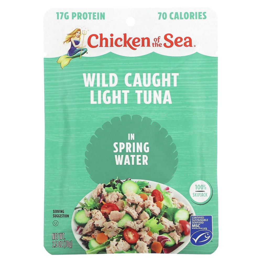 iHerb Wild Caught Light Tuna in Spring Water 70g (2.5oz)