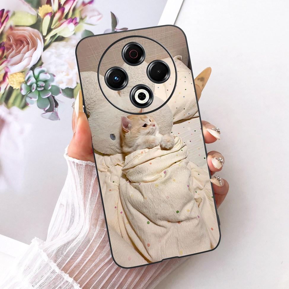 Case For Tecno Spark 30 4G Cover KL6 Cute Cat Fashion Butterfly Painted Casing For Techno Spark 30 Bumper