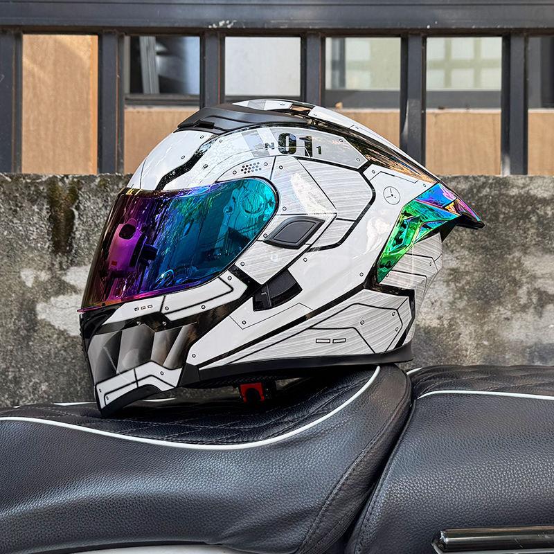 Motorcycle Helmets Men's and Women's Uncovered Helmets Winter Locomotive Helmets Four Seasons Bluetooth Riding