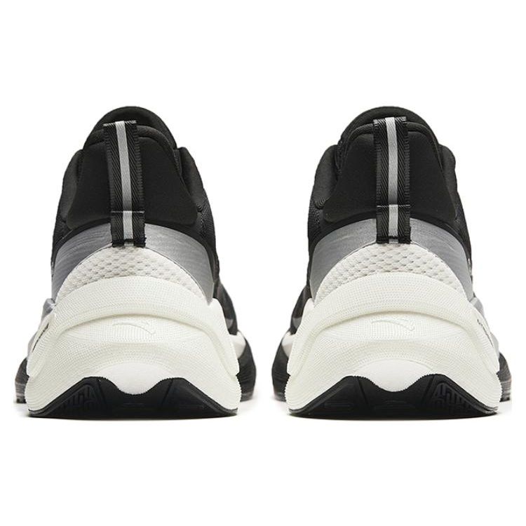 Anta C37 Series 4.0 Shock Absorbing Durable Low Top Running Shoes Men Sneaker Black Silver 912345538-5