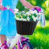 Woven Handmade Toddler Tiny Tricycle Baskets Waterproof Storage Front Handlebar Basket  Girls