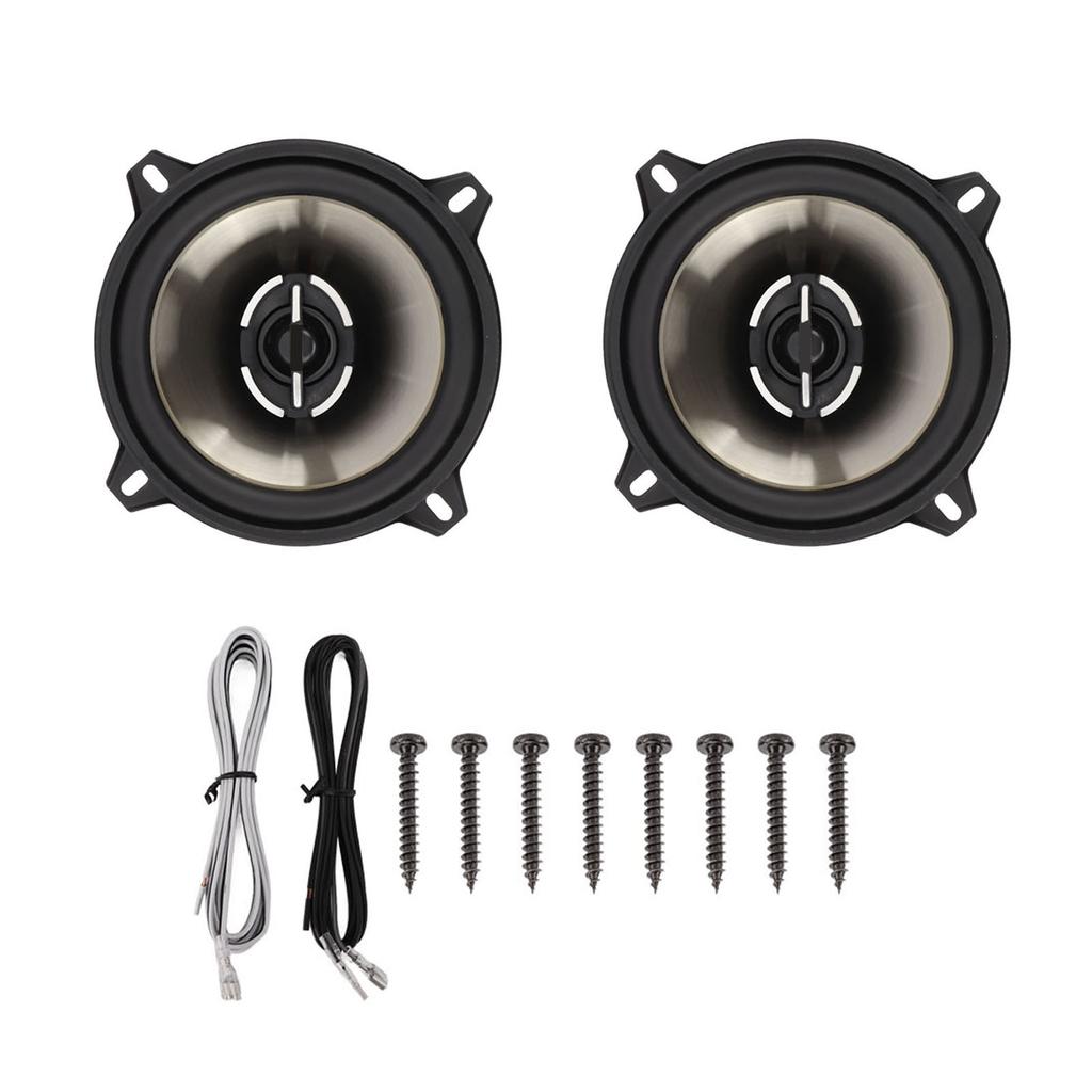 1 Pair 5in Car Stereo Speaker Universal Dome Tweeter 4 Ohm  Loudspeakers for Automobile Audio System