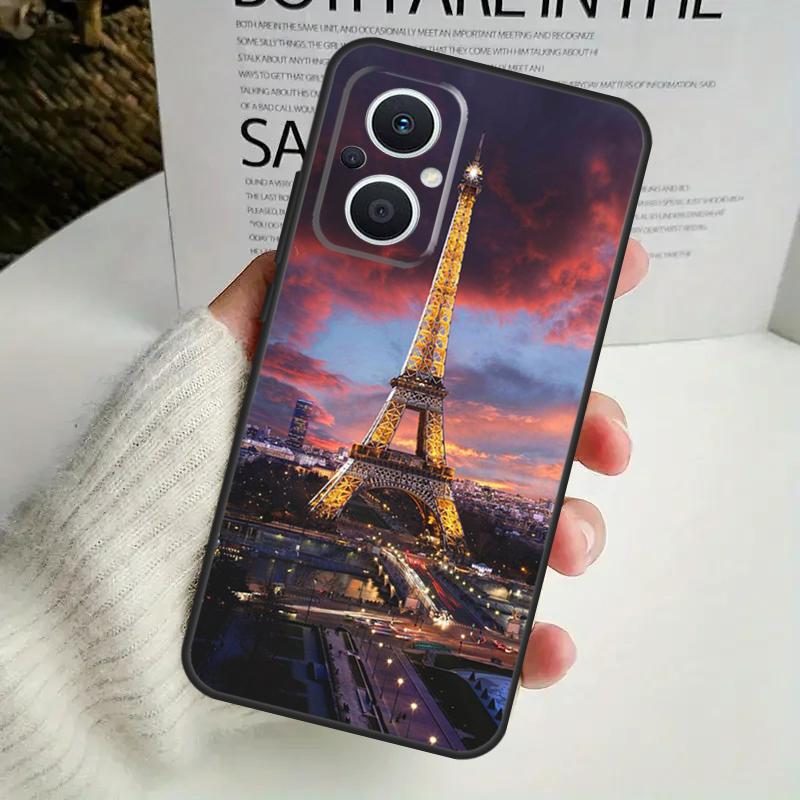 Paris Eiffel Tower France Case For OPPO Reno 13F 14F 12F 10 11 12 13 14 Pro 8T 7 8 Lite OPPO Find X6 X5 X8 X9 Pro Cover