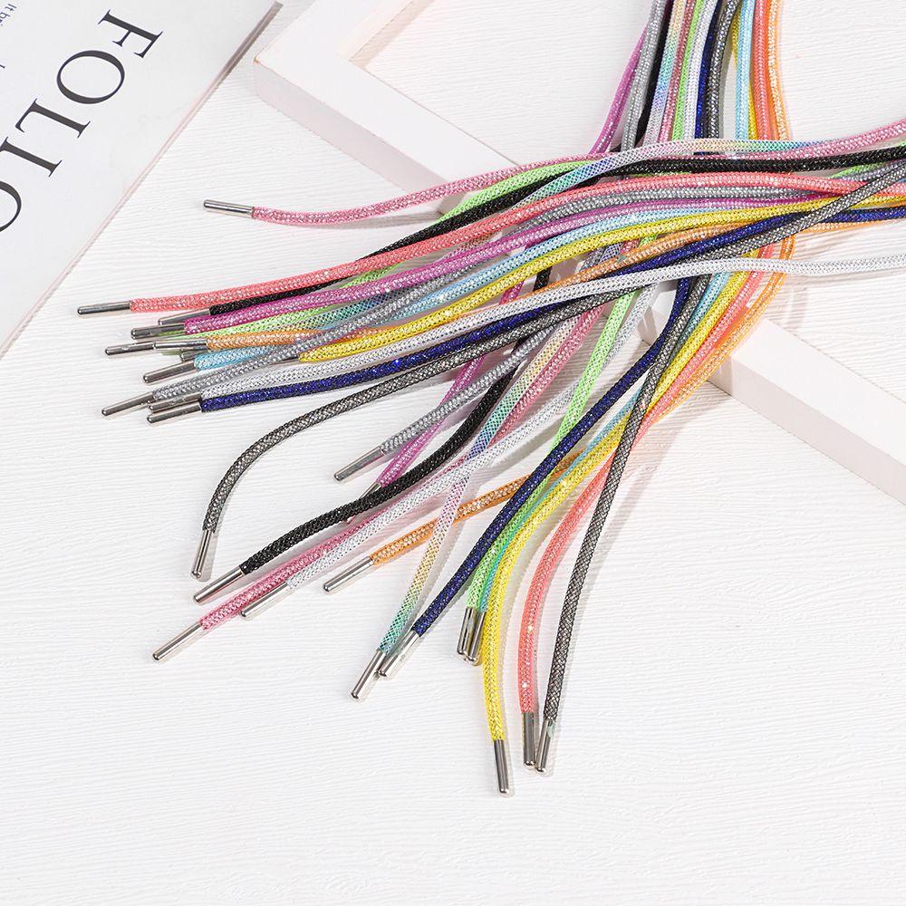 1PC Luxury Accessories With Wrap Net Drawstring Rhinestone ShoeLaces Bright Strings Sneakers Laces Diamond Shoe Laces