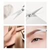 Vintage Embroidery Scissors For Women's Eyebrows And Eyelashes, With A 4.7-inch Petal Design. Sharp Fabric Cutting Scissors, Stainless Steel Nose