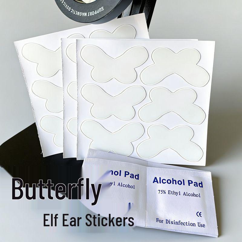 Butterfly Edition Elf Ear Stickers: Invisible Ear Support for Slimming Photos, New 2026 Style