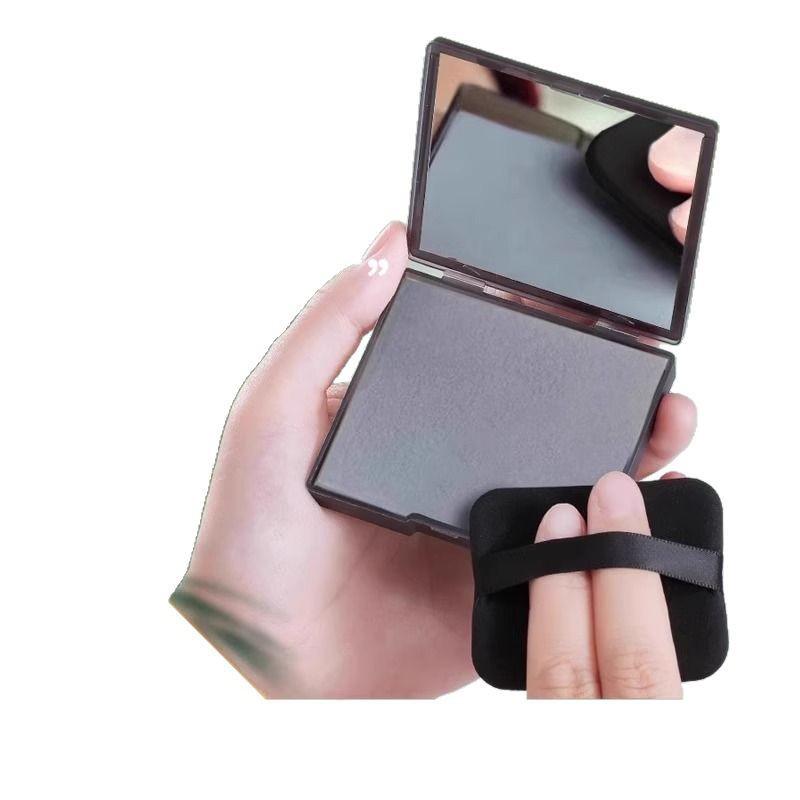 Portable Oil-Absorbing Face Paper with Puff & Mirror for Summer Oil Control