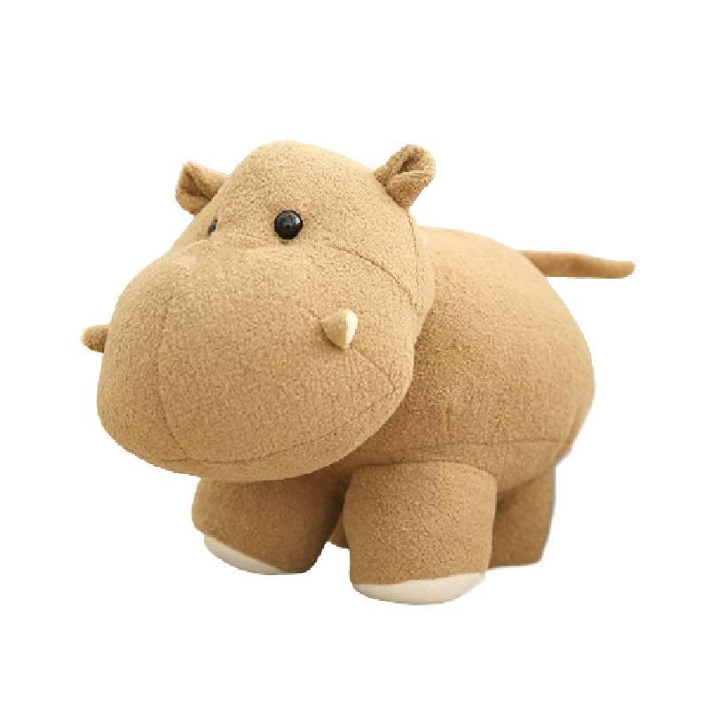 Realistic Hippo And Elephant Plush Toys For Kids' Birthday Gifts