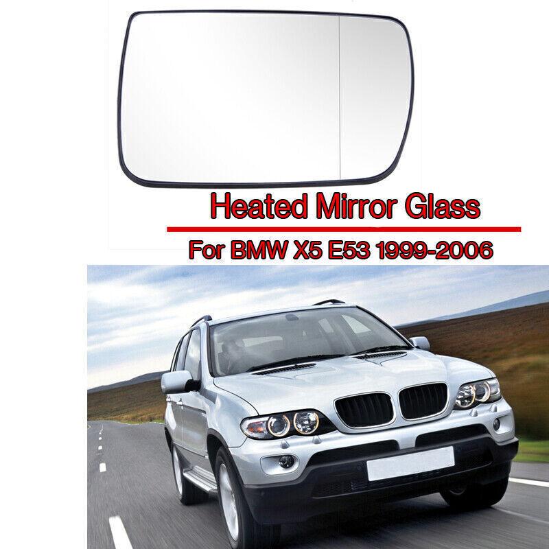 Fits BMW X5 E53 1999~06 Right Passenger Side Car Mirror Glass Heated Anti Blind