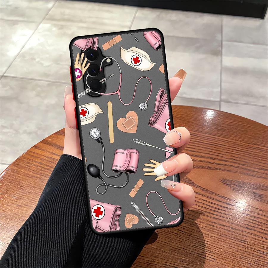 Cool Nurse Medicine Case for Samsung Galaxy A14 A23 A53 A52S A72 A16 A15 A56 A55 A34 A36 A54 A35 A17 A52 A73 A33 Phone Cover