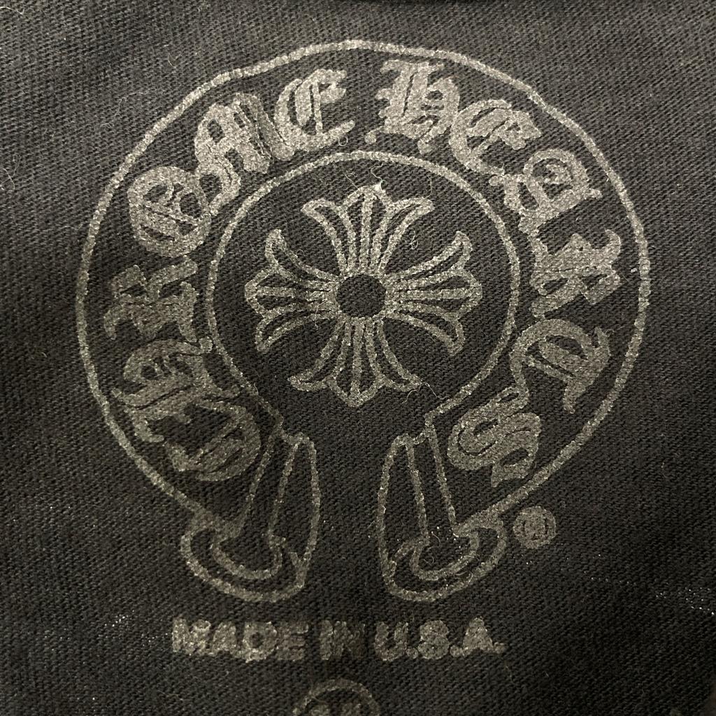 CHROME HEARTS Black T-shirt Tops M blackUsed