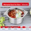 Stainless Steel Single-Serve Mini Hot Pot with Induction Compatibility and Extra Thick Design for One Person