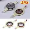 Repair Parts 2Pcs 25.4MM Tweeters Voice Coil Round Speaker Treble Coil Horn Titanium Film Copper Clad Alumium Diaphragm