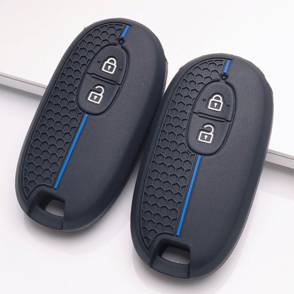 Copri Telecomando per Suzuki Swift Jimny SX4 Baleno XL6 Ertiga Dzire Ignis con Portachiavi Accessorio Protettivo Protezione Telecomando Sostituzione
