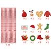 24Pcs Christmas Straw Snowman Elk Santa Hat Holiday Decoration Food Grade Plastic Xmas Disposable Drinking Straw Party Supplies