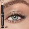 Smoky Dark Brown Eyeshadow Pencil Stick Waterproof Pearlescent Colourful Metallic Glitter Eye Shadow Highlighter Pen Makeup Tool