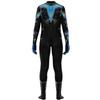 Nightwing Schwarz Herren Anzug Strumpfhosen Kostüme Halloween Uniform Jumpsuit Für Kinder Und Erwachsene