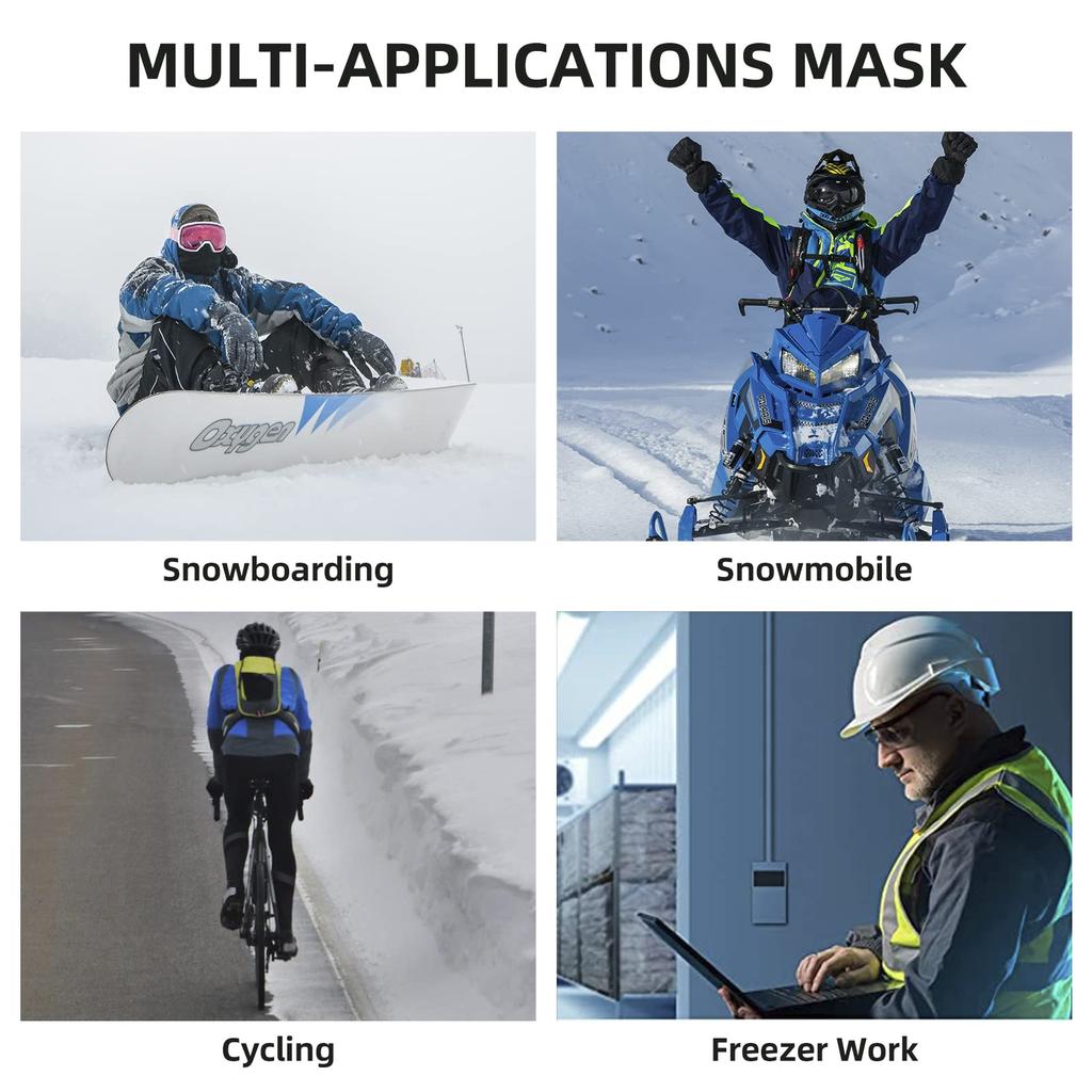 Rock Bros Neck Warmer for Cold Not Face Road [ROCKBROS] Bikes, Winter, Balaclava, Balaclava, Windproof, Protection, Stuffy, Mask, Bike, Bicycle,