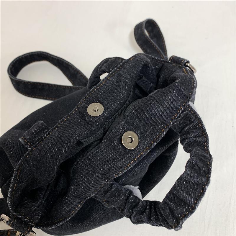 Denim Eimer Tasche Damen Schulter Crossbody Tasche