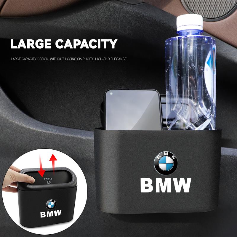 Car Door Trash Can Garbage Bin Storage Box Auto Valve Cap Accessories For BMW X1 X2 X3 X5 X4 X6 X7 iX3 F20 F10 F07 E70 E46 E90 E