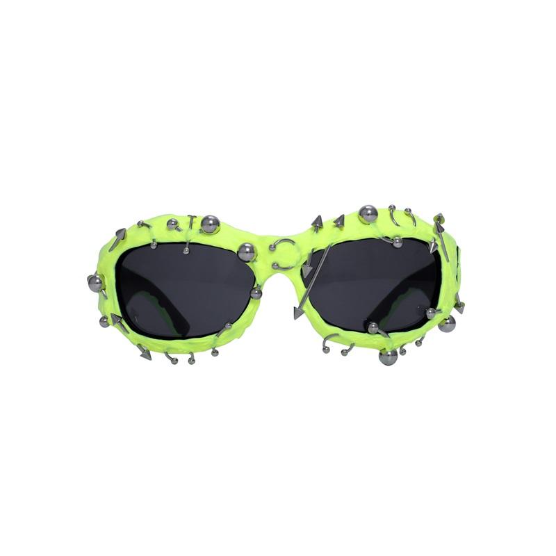 Trendy Fashionable Punk Vinyl Glasses For Men And Women Unique Style Retro Black Eyewear Stylish Glasses For Daily Wear And Special Occasions
