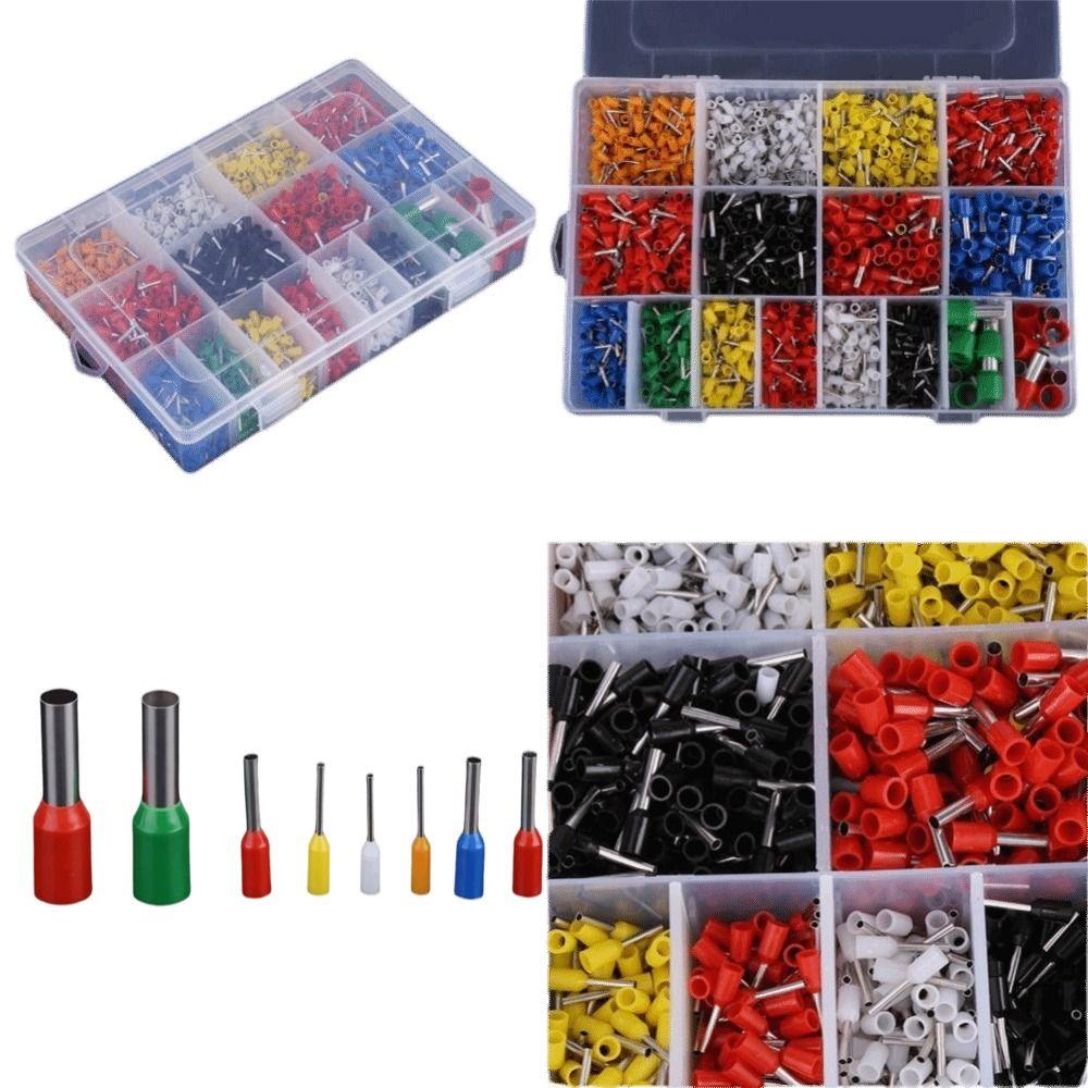 2120PCS Copper Wire Insulated End Terminal Wire Ferrules Terminals Kit  Motorcycle