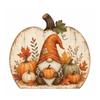 Desktop Decorative Wood Signs Thanksgiving Fall Pumpkin Table Decoration, Rustic Block Wooden Sign, Autumn Vintage Decor Farmhouse Tabletop