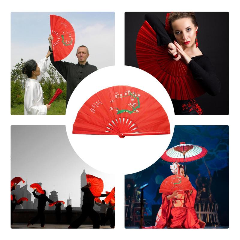 Chinese Bamboo Folding Hand Held Fan  Dance Party Pocket Gifts Elegant And Durable for Wedding Portable Hand Fans Decoration