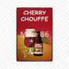 [ Mike86 ] Belgian Beer La Mc Cherry Chouffe Bok Soleil Metal Tin Sign Wall  Poster Iron Painting Pub Decoration S-02 20*30 CM