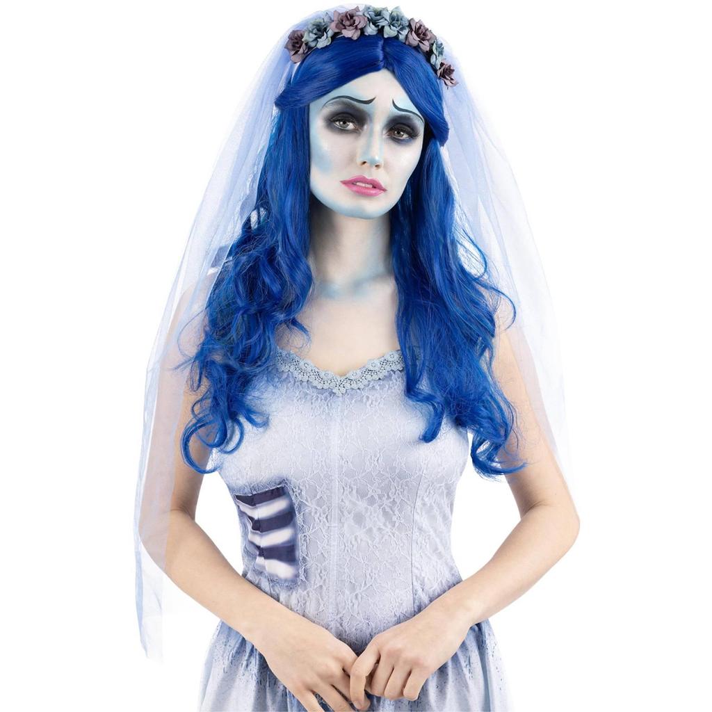 Corpse Bride Womens/Ladies Emily Wig