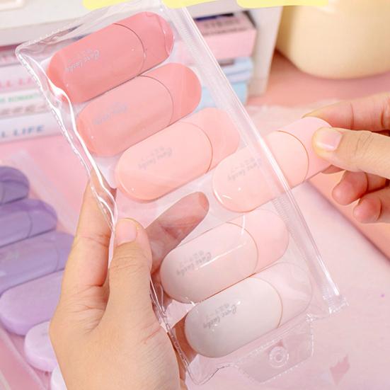 6Pcs High-Capacity Correction Tape with Gradient Color Case Smooth Roller for Students No-Skip Tear-Resistant Cute Office Supplies for School Home