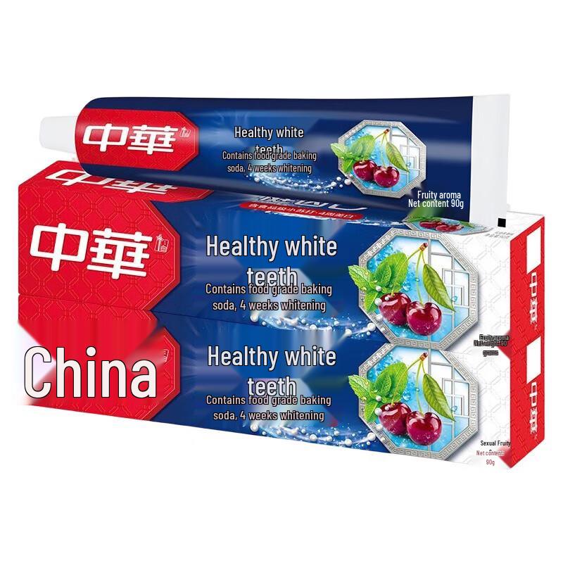 Zhonghua Whitening Baking Soda Fruit Flavor Toothpaste (5-Pack)