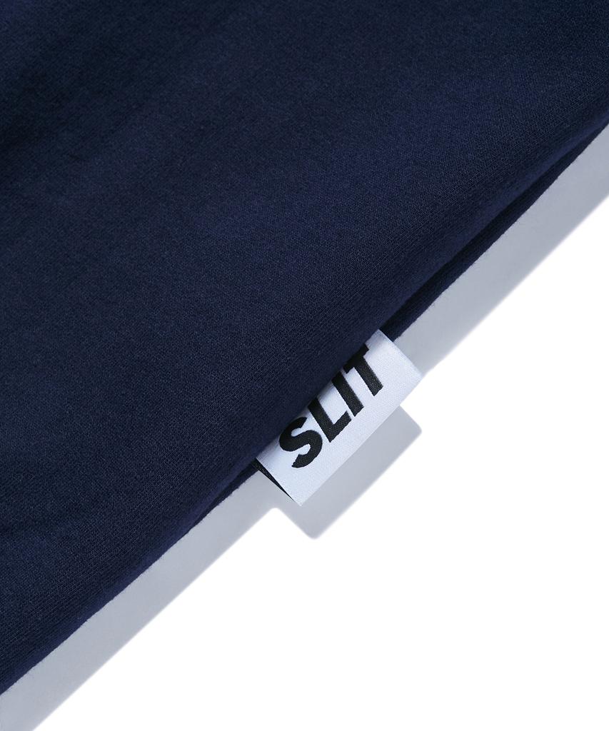 Eseulisseutyudio Lettering Pocket Short Sleeve T-Shirt Navy