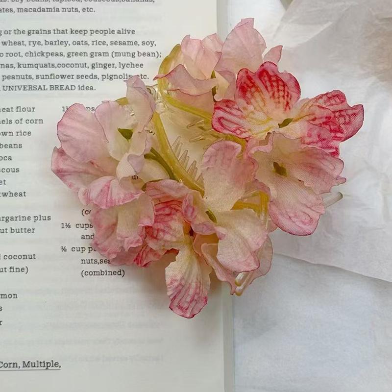 

Модная заколка для волос в виде искусственных цветов для женщин и девушек, изысканная милая цветочная заколка для волос, элегантные аксессуары для волос, подарки