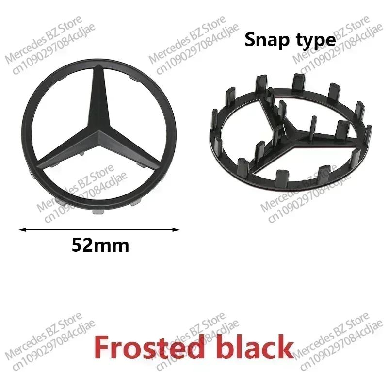 

52/57mm ABS Car Steering Wheel Emblem with Pins Cover for Mercedes Benz AMG A63 W166 W212 W213 W246 W176 W177 W205 C180 C63 W167