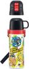 Skater Kids' Stainless Steel Water Bottle, 2-Way, 470ml (Direct Drink) or 430ml (Cup Drink), Pokemon Design 23, Kid-Friendly and Lightweight,