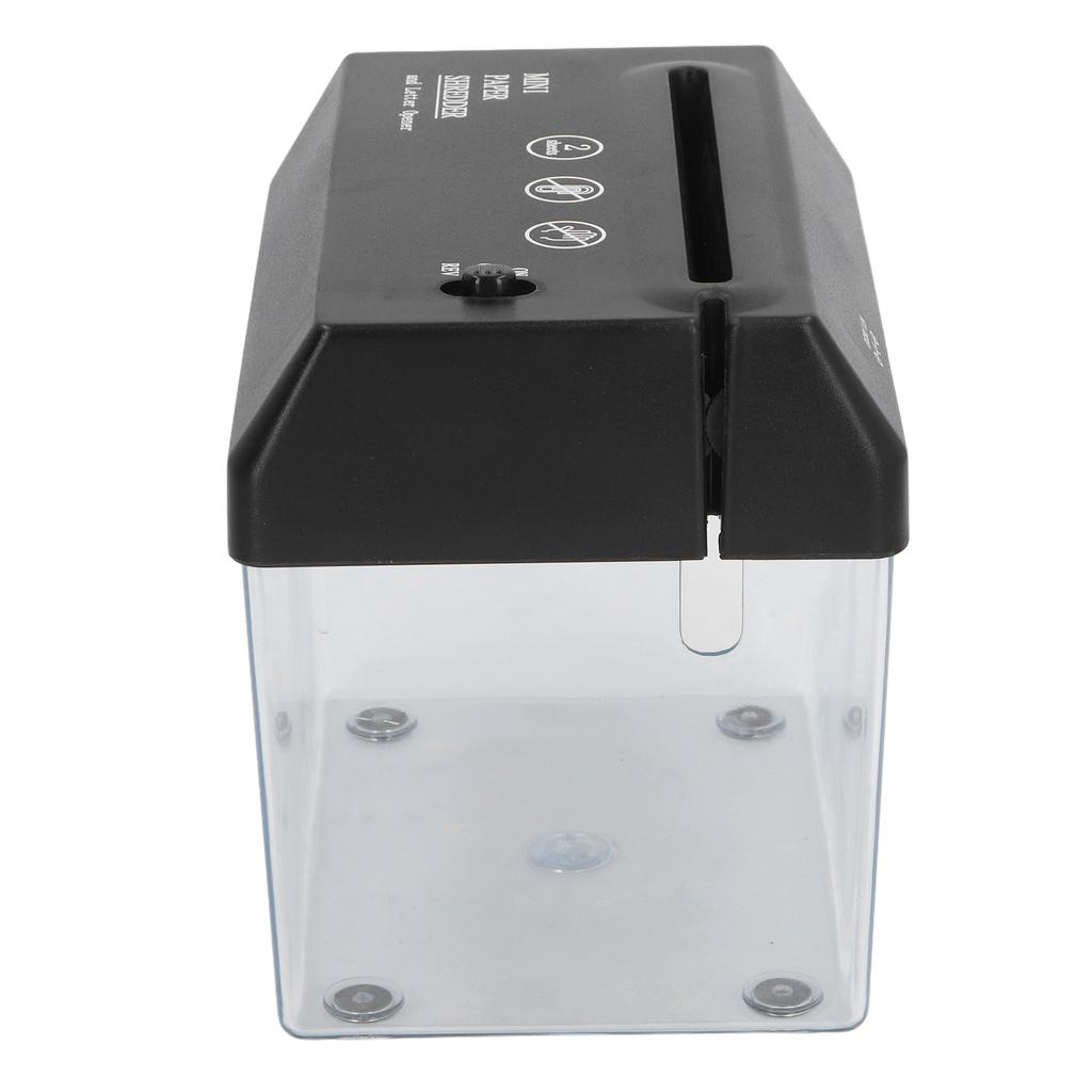 Paper Shredder USB Electric Portable Desktop Small A6 Strip Cutting Tool for Office