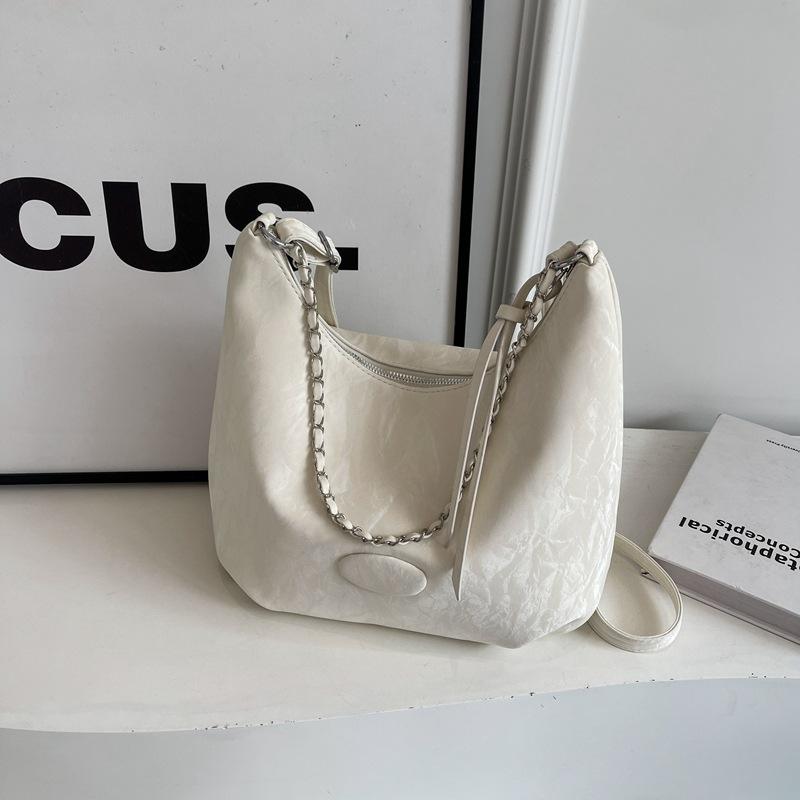 Casual student soft surface large-capacity bag women's 2025 new summer work commuter bag fashionable shoulder messenger bag