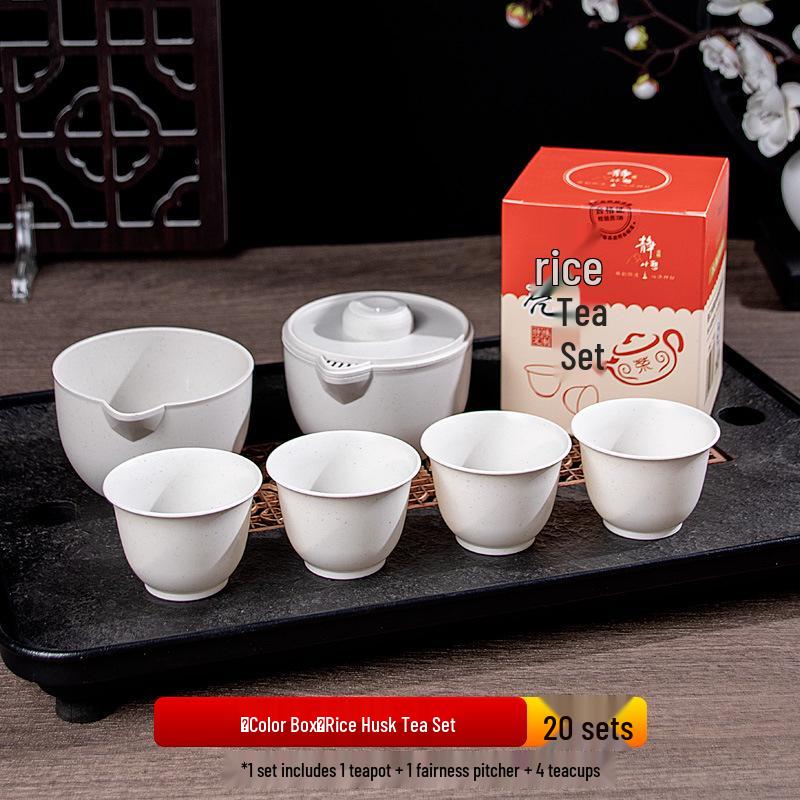 Thickened Gongfu Tea Cup Set - 50ml/60ml, Food-Grade, Disposable, Durable for Travel and Tea Tasting