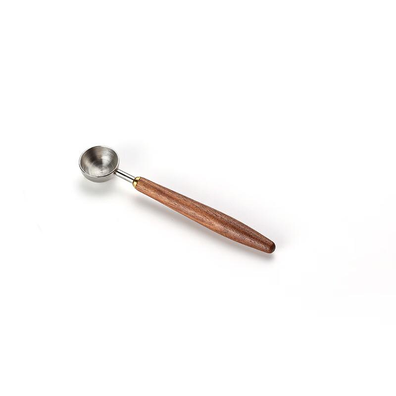 

ZISIZ 304 Stainless Steel Measuring Spoons with Walnut Handle