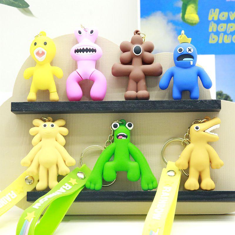 Stylish Roblox Rainbow Friends Pvc Keychain Kids Gift Xmas Ornament