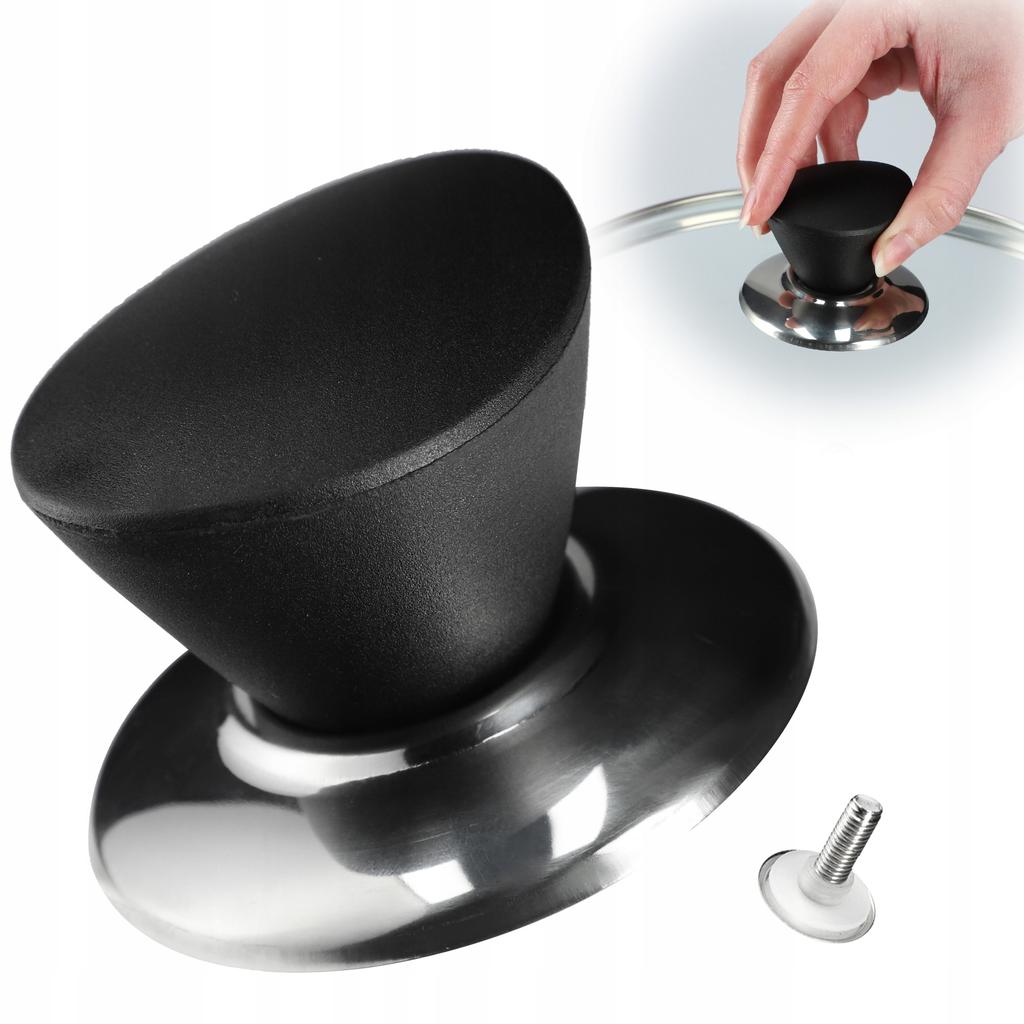 KADAX Lid Handle Knob Knobs For Pot Lid Pan Lid Black