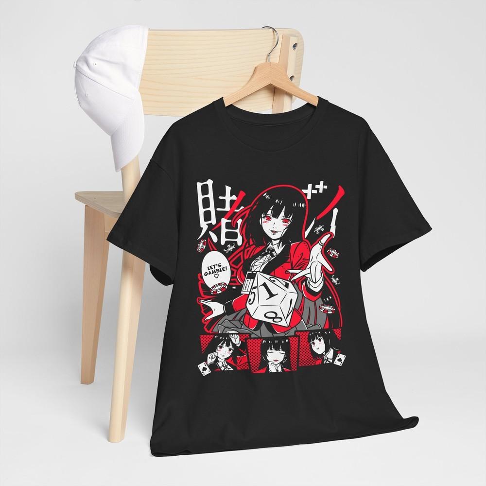 Mary Saotome Kakegurui Tshirt Harajuku Kawaii Clothing Vaporwave Shirt All Size