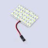 1Pcs 5630 White 36smd Led Panel Car Auto Interior Reading Map Lamp Bulb Light Dome Festoon BA9S 3Adapter DC 12v
