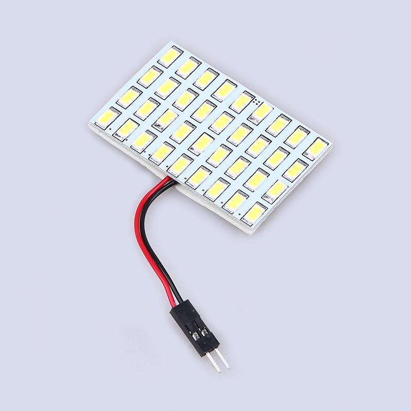 1 Stück 5630 Weiß 36smd LED Panel Auto Auto Innenraum Lese Kartenlampe Glühbirne Licht Kuppel Sofitte BA9S 3 Adapter DC 12V