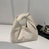 Borsa a tracolla da donna, con pieghe, a forma di nuvola, alla moda, grande capacità, estiva, colore caramella