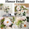 Simulation  Flower  Bouquet Romantic Round Rose Artificial Bouquet Wedding Home Living Room Interior Decoration Photo Props