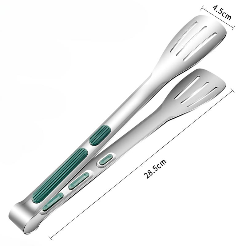 Non-Slip Stainless Steel Food Tongs Meat Bread Clip Barbecue Grill Buffet Clamp Cooking Tools Kitchen Accessories