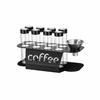 Coffee Bean Display Rack Airtight Espresso Tube Borosilicate Glass for Cafe